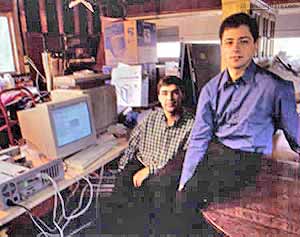 Sergei Brin y Larry Page garaje 1998
