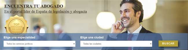 Buscador de abogados en España