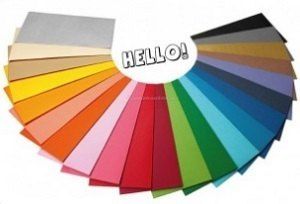 Sobres de colores