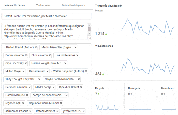 Posicionamiento en Youtube Posicionamiento en Youtube