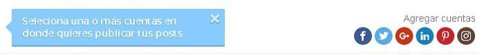 Agregar cuentas a Postcron Agregar cuentas a Postcron