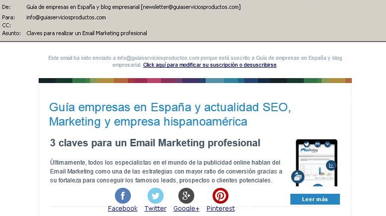 Cómo crear una Newsletter gratis