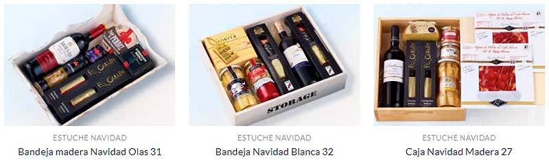 Estuches y bandejas de Navidad