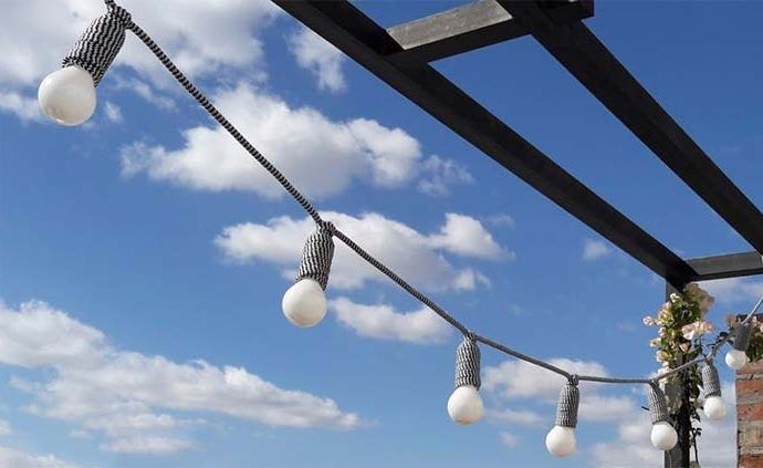 Cable textil para girnaldas
