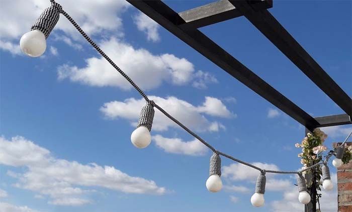 Cable textil para girnaldas