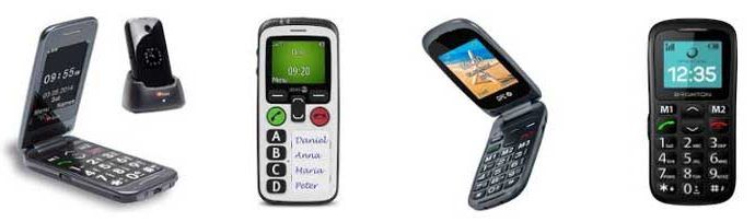 Mejores modelos teléfonos mayores