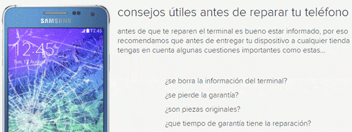 Reparación de móviles