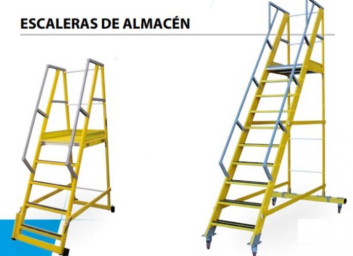 Escaleras almacén aislantes