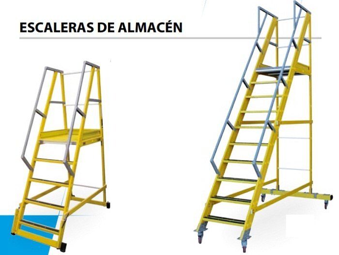 Escaleras almacén aislantes