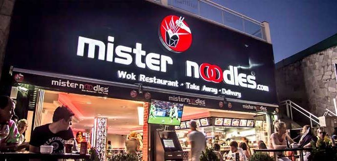 Rótulos luminosos Míster Noodles