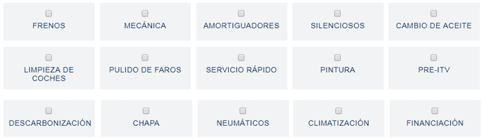Servicios talleres mecánicos Servicios talleres mecánicos