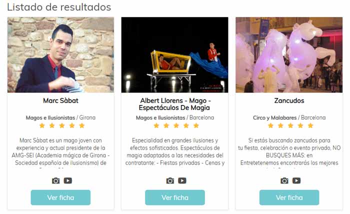 Buscador de artistas Buscador de artistas