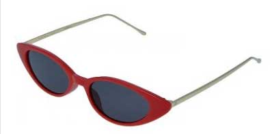 Gafa retro oval rojo Gafa retro oval rojo