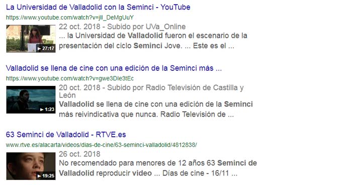 Optimización Google Vídeos Youtube Optimización Google Vídeos Youtube