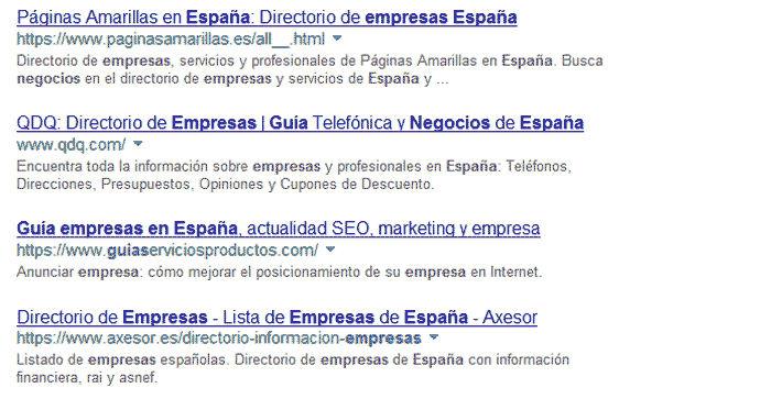 Guía empresas España Guía empresas España