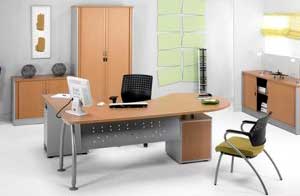 Mesa angular para oficina