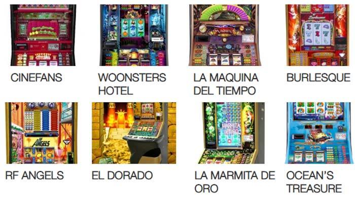 Modelos máquinas recreativas
