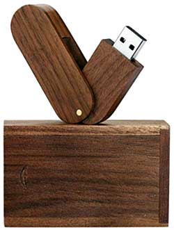 Memorias USB Madera