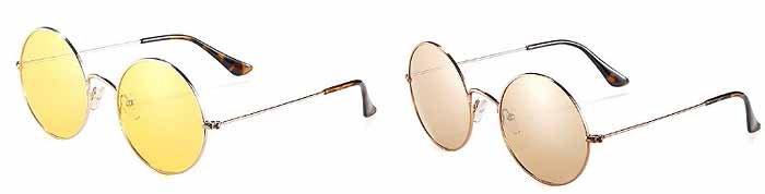 Gafas redondas de sol hombre