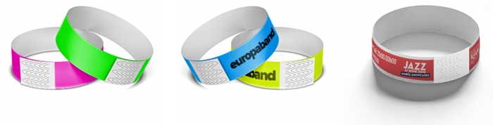 Pulseras Tyvek