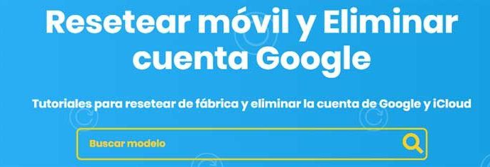 Resetear móvil en remoto