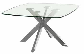 Mesa de centro de cristal
