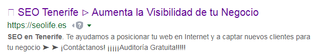 Aumentar el CTR con código ASCII