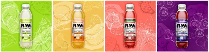 Tipos bebidas RAW Superdrink