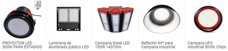 Campanas industriales LED