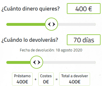 Condiciones créditos rápidos