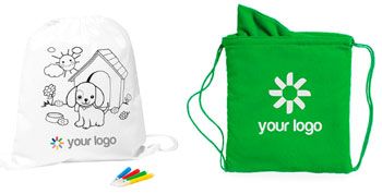 Mochila saco para colorear