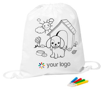 Mochilas infantiles para colorear