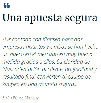Opiniones Kingseo