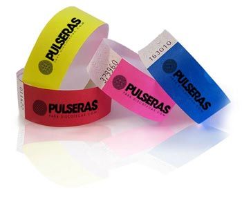 Pulseras Tyvek
