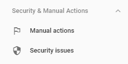 Security manual actions