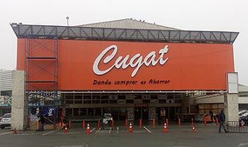 Letras volumétricas para supermercados