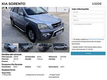 Módulo eCommerce taller mecánico
