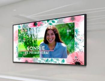 Pantalla LED centros de estética