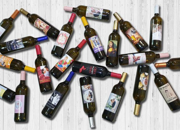 Botellas de vino personalizadas