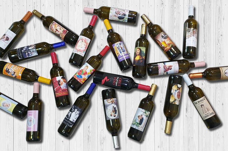 Botellas de vino personalizadas Botellas de vino personalizadas