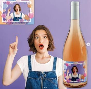 Personalizar botellas de vino