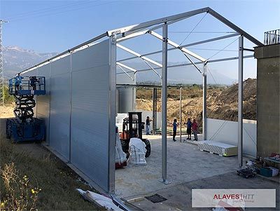 Instalación naves agrícolas prefabricadas