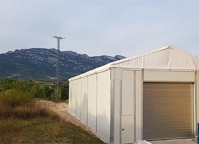 Instalación rápidas naves agrícolas