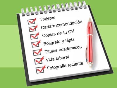 Cosas que llevar a una entrevista