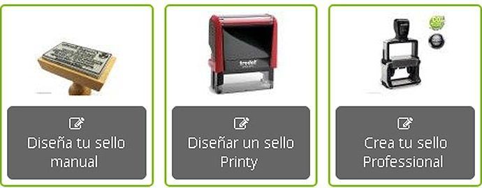 Tipos de soporte para sellos