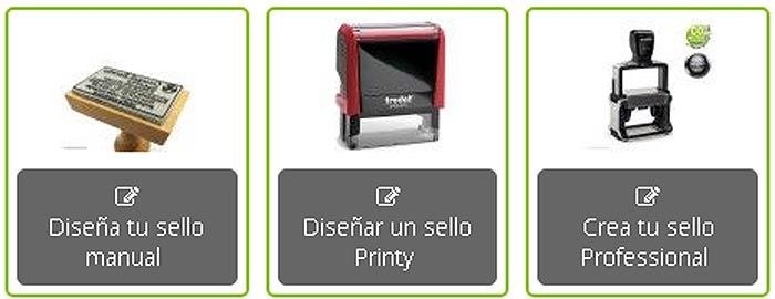Tipos de soporte para sellos Tipos de soporte para sellos