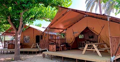 Tiendas campañas safari camping