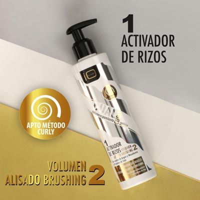 Alisado rizado de pelo Método Curly