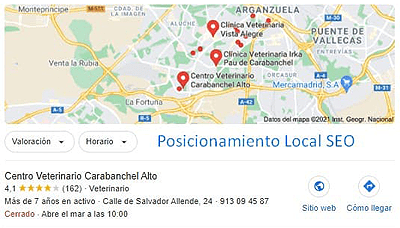 Posicionamiento SEO Local