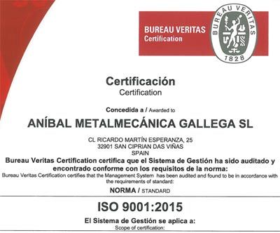 Certificación ISO 9001-2015